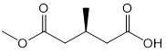 (S)-5-Methoxy-3-methyl-5-oxopentanoic acid